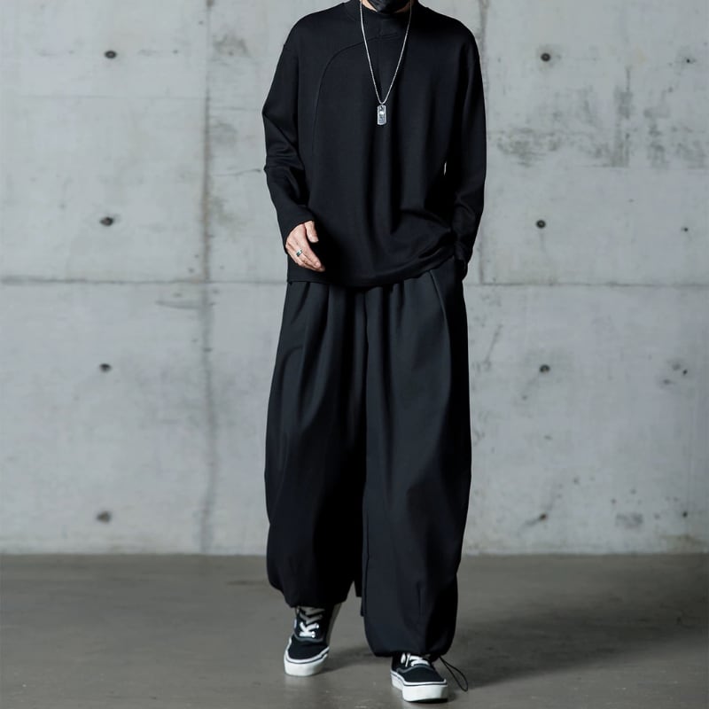 Curved Panel Long-sleeve T-shirt【TR3331】