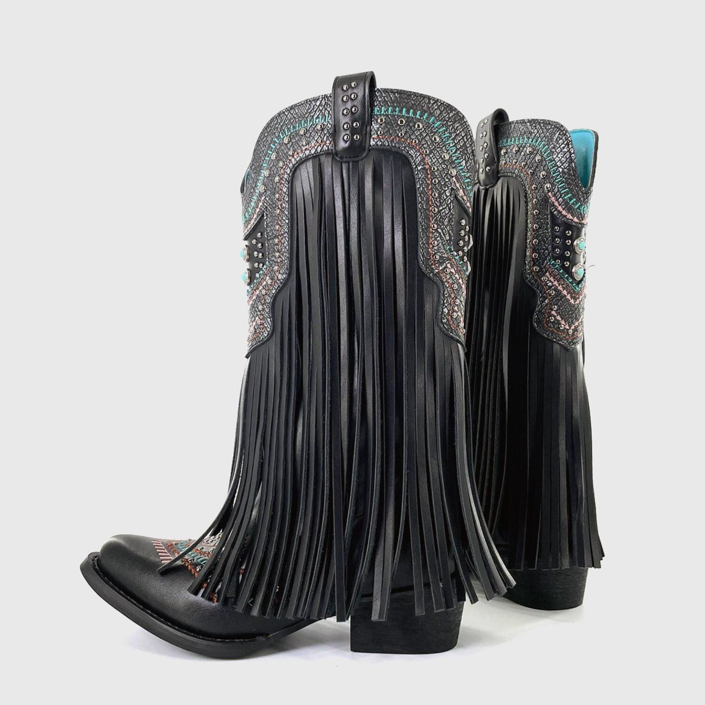 Cowgirl  Fringe Boots【TR3377】