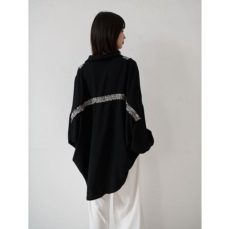 〈Unisex〉Irregular Loose Shirt【TR3035】