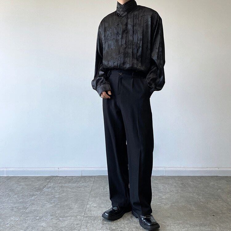 Glossy Flower Slice Shirt【TR3070】