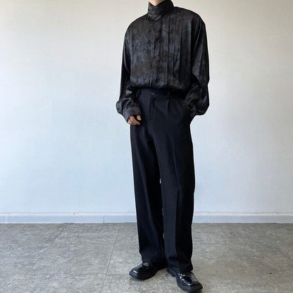 Glossy Flower Slice Shirt【TR3070】