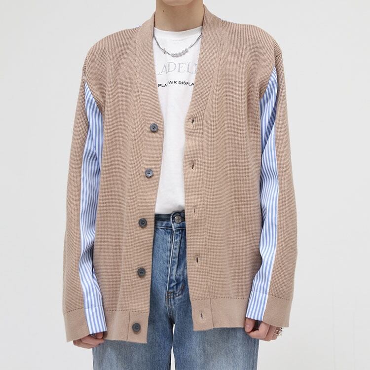 Mix Shirt Nichi Cardigan【TR1438】