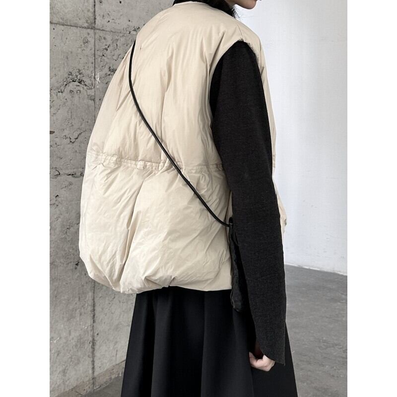 Quilting Balloon Jacket Vest【TR3237】
