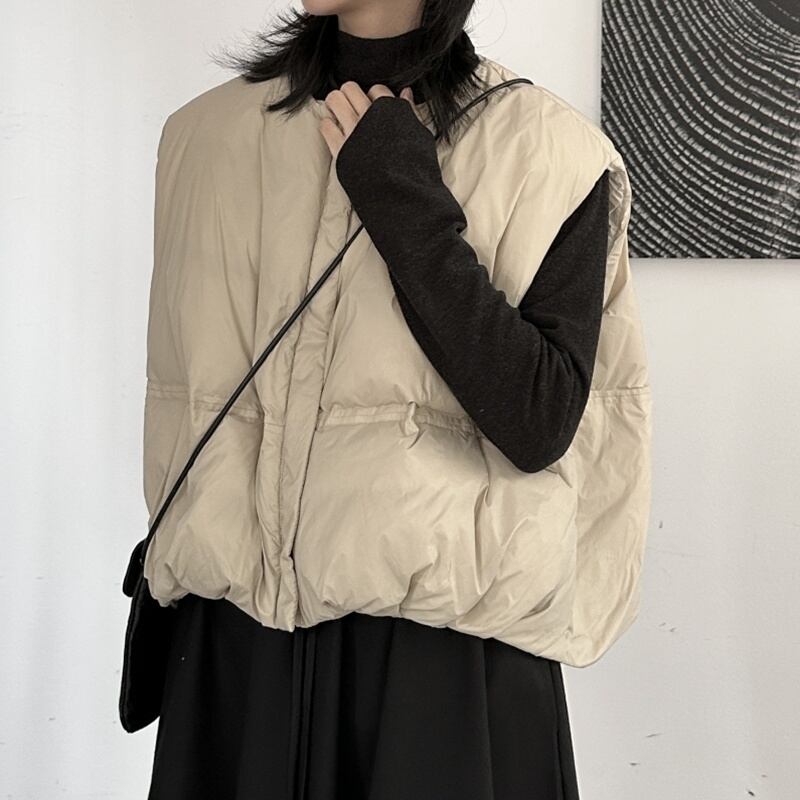 Quilting Balloon Jacket Vest【TR3237】