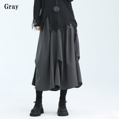 Drape High-Waist Skirt【TR3155】