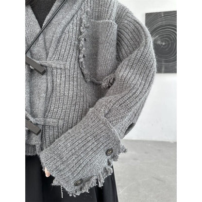 Damage Knit Short Jacket【TR3270】