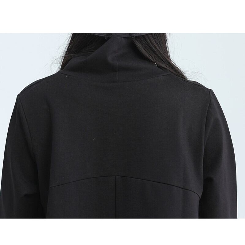 Asymemtry Mock-Neck Flare T-Shirt【TR3150】
