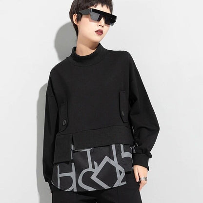 〈Unisex〉Docking Long Sleeve Sweat Shirt【TR1263】