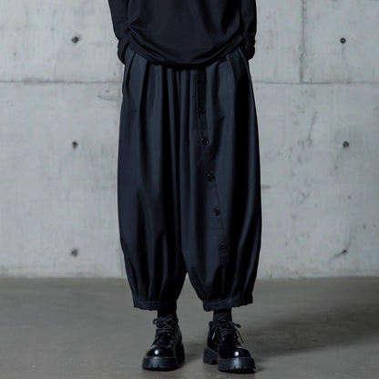 Gathered Balloon Cropped Pants【TR3310】