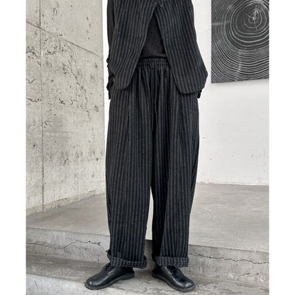 Stripe Wide-Leg Pants【TR3198】