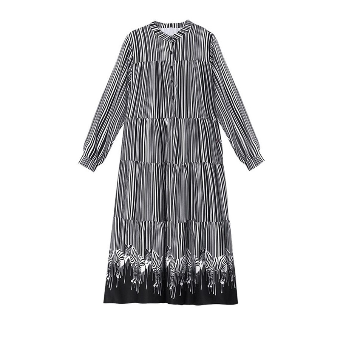 Tiered Fluffily All-in-one Dress【TR0506】