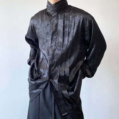 Glossy Flower Slice Shirt【TR3070】