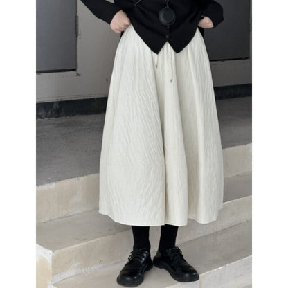 Fluffily Crinkle Skirt【TR3161】