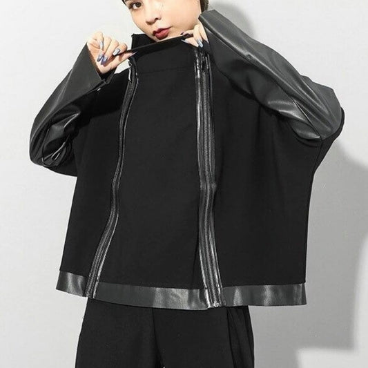 Pu Leather Mode Jacket【TR1407】