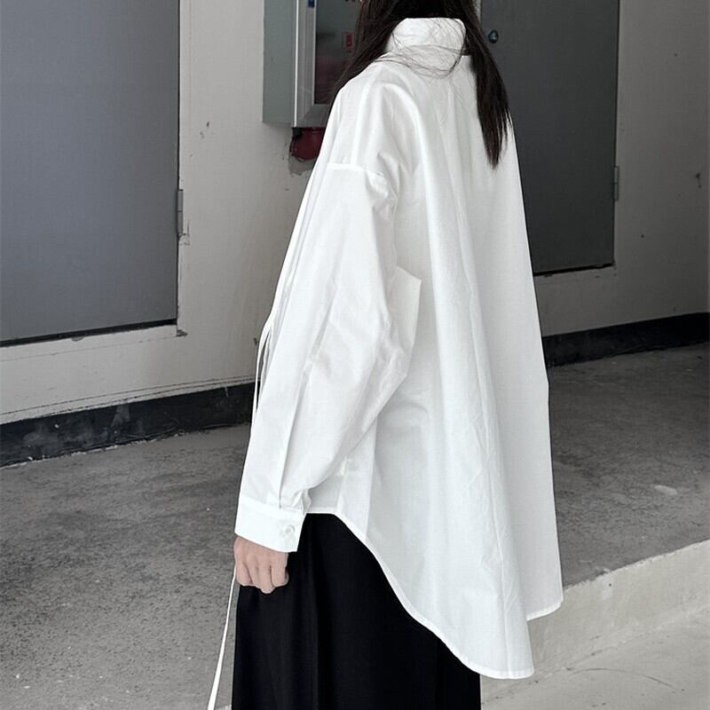 Hem-Slit Nichi Collared Shirt【TR3107】