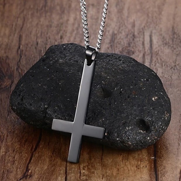 Stainless cross choker necklace【TR2770】