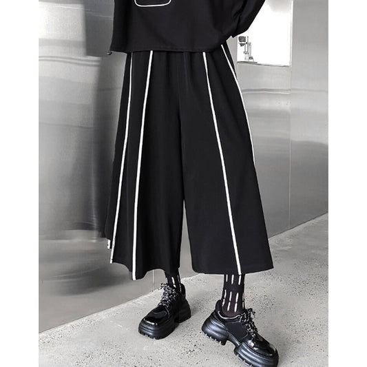 〈Unisex〉Wide-leg Line Pants【TR0511】