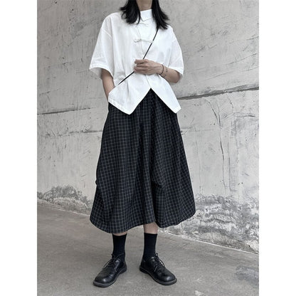 Asymmetry Layered Skirt【TR3165】