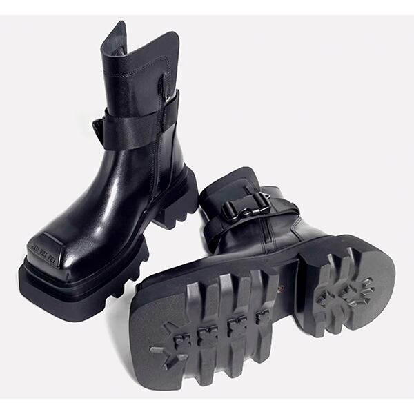Square toe Combat Boots【TR3384】