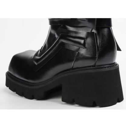 Punk Chunky Platform Boots 【TR3381】