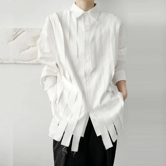 Tassel White Chick Shirt【TR0238】