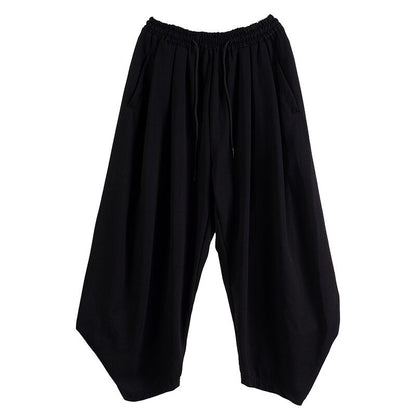 Gathered Hem Cropped Pants【TR3309】