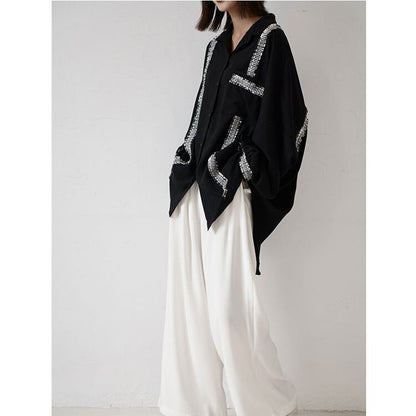〈Unisex〉Irregular Loose Shirt【TR3035】
