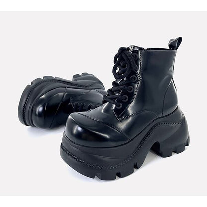 Side Zipper Shorts Boots【TR3388】