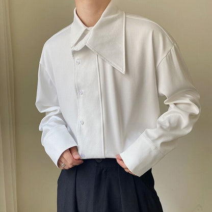 Nichi-botton Asyme Shirt【TR1446】