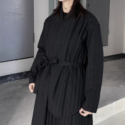 Asymemtry Ribbon Pleats Jacket【TR3255】