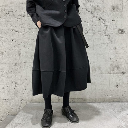 Fluffily A-Line Skirt【TR3157】