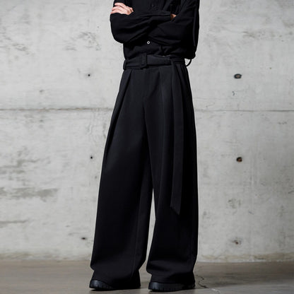 Belted High Waist Pants【TR3272】