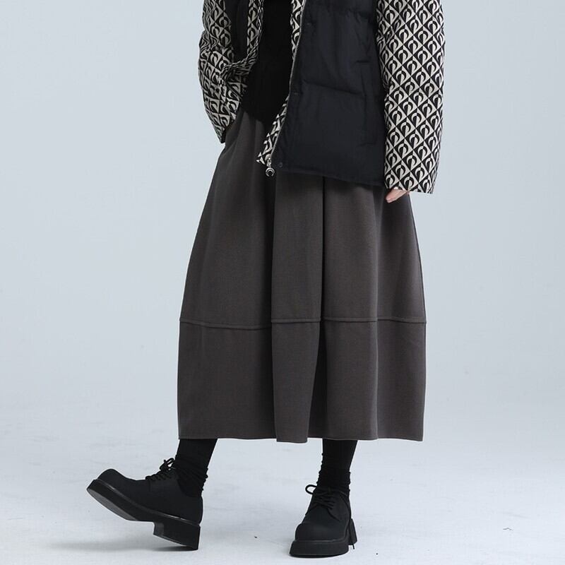 Tiered A-Line Simple Skirt【TR3169】