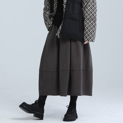 Tiered A-Line Simple Skirt【TR3169】