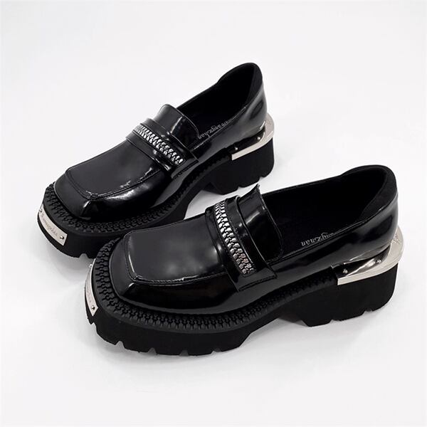 Leather Loafers Shoes【TR3393】