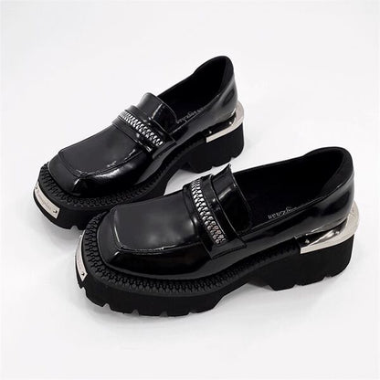 Leather Loafers Shoes【TR3393】