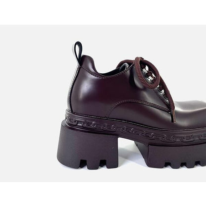 Metallic Square Foam Derby Shoes【TR3411】