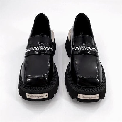 Leather Loafers Shoes【TR3393】