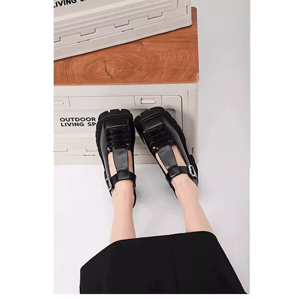 chunky heel roman Sandal【TR3415】