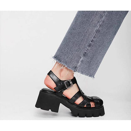 Retro Braided Roman Sandal【TR3414】