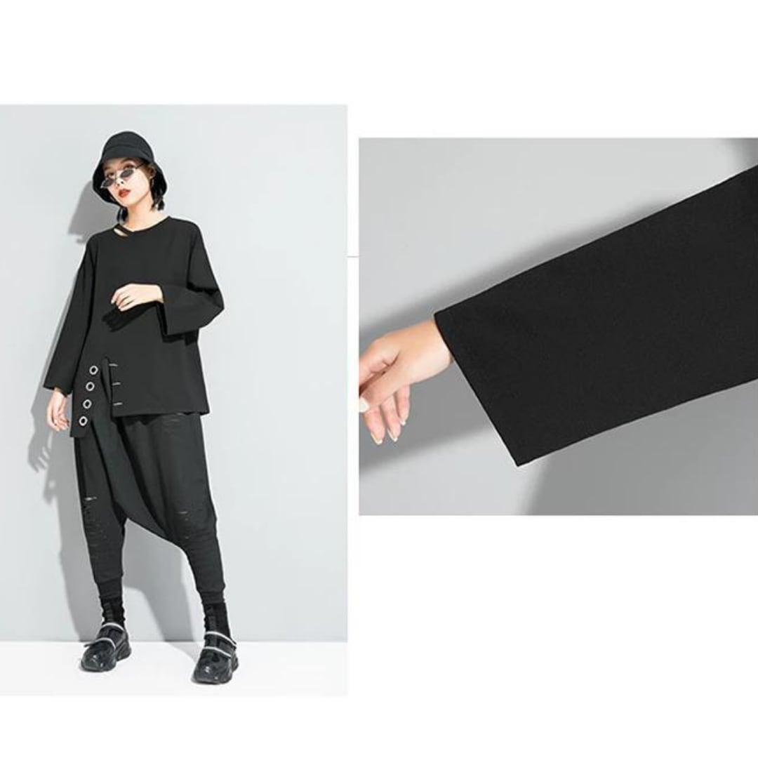 Loose Split casual Shirt【TR1277】