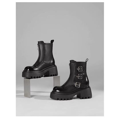 Metal Belt Martin Boots【TR3389】