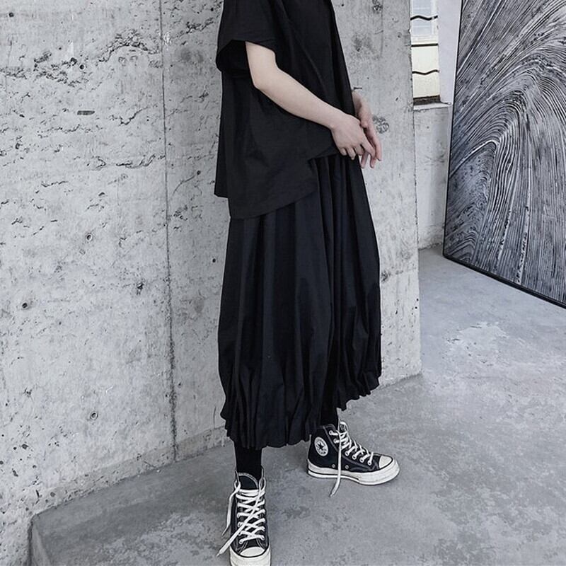 Cropped Pleats Wide Pants【TR3225】