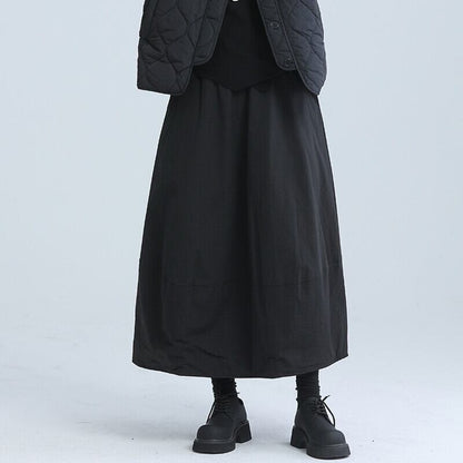 Balloon Drawstring Skirt【TR3154】