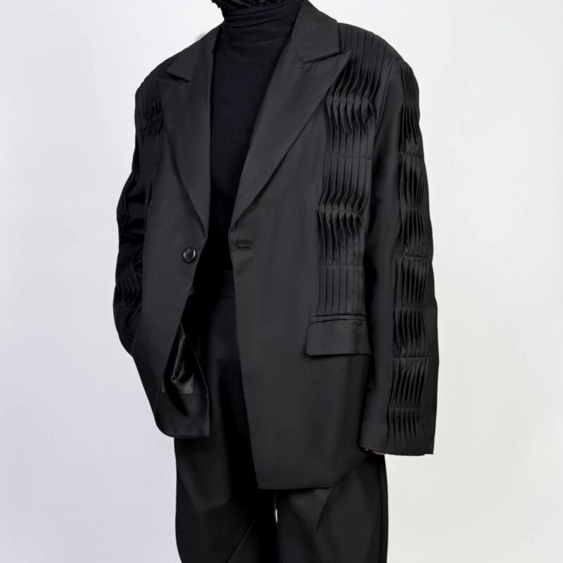 Pleated Structure Jacket【TR3365】