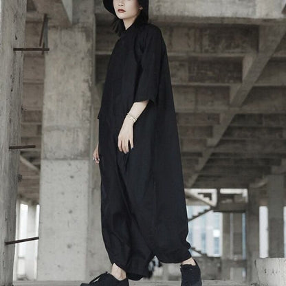 〈Unisex〉Over Loose Jumpsuit Overall【TR1136】