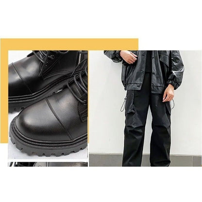 Lace-up Leather Boots【TR1296】