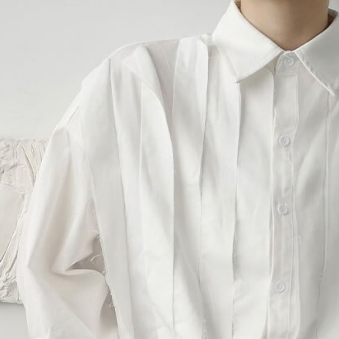 Tassel White Chick Shirt【TR0238】