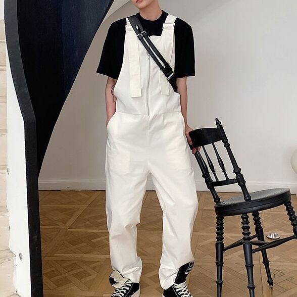 Center Straight Cotton Overall【TR2474】