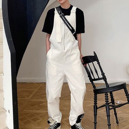 Center Straight Cotton Overall【TR2474】